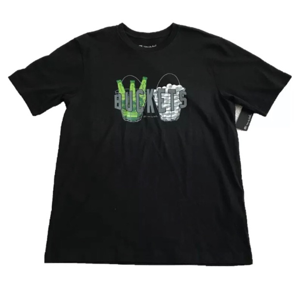 New Travis Mathew Buckets Tee Shirt Black Large